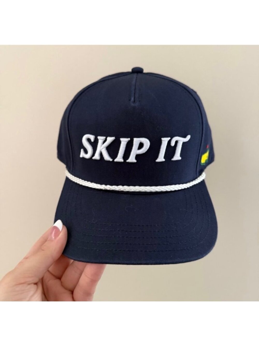 Masters Golf Hat Skip It 2026 Blue Snapback